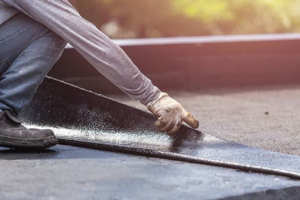 Professional Waterproofing technician working in Caroline, WI
